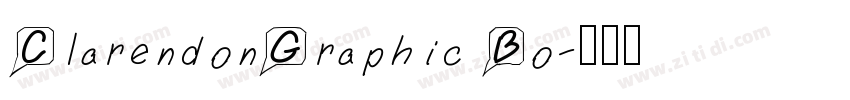 ClarendonGraphic Bo字体转换
